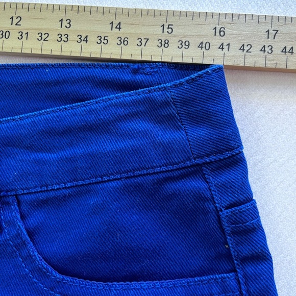 Christopher & Banks Petite Signature SlimCrop Capri Pants Cobalt Blue - 8 Petite - Picture 7 of 9